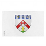 Drapeau - Ch&acirc;teauguay - 64 x 96 cm - Pol&uuml;ester - J&auml;lgimine recto/verso - &OElig;illets en fer