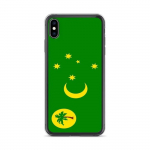 Coque iPhone &ndash; Drapeau &icirc;les Cocos &ndash; XS Max &ndash; Supp &ndash; Mitmev&auml;rviline &ndash; Vertikaalne