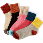 5 paari luksuslikult pehmeid termosokke, mis on isoleeritud iga ilmaga, vastupidavad ja stiilsed vabaaja v&auml;li- ja spordisokid, s&uuml;gistalvised sokid 5 Pairs