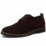 Meeste Briti stiilis seemisnahast nahast kingad &Auml;&auml;risega matt Business Casual kingad 48 pruun