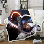 Armas Magav Kass 3D-prinditud Villane Tekk Piknik Eriti Paks Mood Voodilinad Kassid Lemmikloom Lapsed Lapsed Sherpa Visketekid 150x200cm