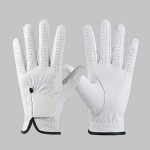 V&auml;litingimustes golfikindad Imporditud lambanahk Libisemisvastased Kulumiskindlad Hingavad Meeste Vasaku K&auml;e &Uuml;ksik Nahast Spordikindad - White