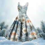 Naiste moe j&otilde;ulutr&uuml;kiga seksikas olkaimeta gooti kokteilikleit punk, vintage kleit. L