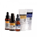 Dermafactory Tumedate Laikude ja Helendav Hooldus 5-osaline Komplekt (5 tk) &ndash; Vitamiin CE Ferulic, Niatsiin Traneksaamhape, EGF, Traneksaamhape, Retinal, Korea