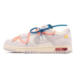 Off-White x Nike Dunk Low Part 19 50st Unisex Tossud Sail Neutral-Grey Orange-Pulse DJ0950-119 42