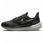Nike Air Winflo 9 Shield Must Valge Volt Naiste Tossud Tume Suitsuhall DM1104-001 36