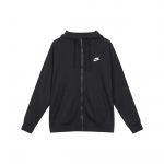 Nike Basic Logo Vabaaja T&otilde;mblukuga Huppari Jakk Meeste &Uuml;ler&otilde;ivad Must BV2649-010 M