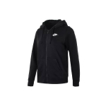 Nike logo prindiga lukuga dressipluus Naiste jakid Must DQ5472-010 M