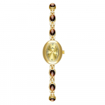 Naiste kvartsikell Luksusbr&auml;nd Retro Looduslik Donglingi kivi ja Jada Veekindel Naiste T&auml;iustatud Kettk&auml;ekellad kingitus