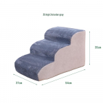 Lemmikloomitrepid ja kaldtee: Eemaldatavad, Pestavad Vahtast Astmed Kassidele ja Koertele, Ideaalne Voodite ja Diivanite jaoks