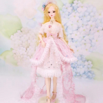 Erihind DBS Nukk 1/3 BJD Mehaanilise liigendiga keha meigiga, sealhulgas juuksed, silmad, riided, 62 cm k&otilde;rgus T&uuml;drukute unistuste haldjas