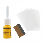 1 komplekt m&otilde;ranenud klaaside paranduskomplekti esiklaasi komplektid isetegemise autod aknat&ouml;&ouml;riistad klaasi kriimude parandamise komplekt kollane