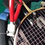 Keermestusmasina starterklamber Professionaalne Universaalne Lai Pea Starterklamber Tennis Tarvikutele Tennis Sulgpallireket punane