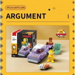 Garfield Auto Ehitusklotsid Linn Maagiline Multikass Anime Kujukesed Kollektsioon Vitriin Mudel DIY Klotsid M&auml;nguasjad Lapsele S&uuml;nnip&auml;evakingitus