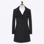Teluoman Unisex Winter Professional Wool Blend Work Coat 4XL