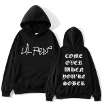 R&auml;ppar Lil Peep Tule &Uuml;le Kui Oled Kaine Hupparid Mehed Naised Mood Hip Hop Pikk Varrukas Soe &Uuml;le suur Y2k R&otilde;ivad Treeningkost&uuml;&uuml;m S black