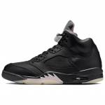 Paris Saint-Germain x Air Jordan 5 Retro Off Noir Unisex Tossud Must Osake-Roosa Antratsiit HQ3004-001 43
