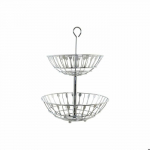 Corbeille &agrave; fruits - DKD Home Decor - M&eacute;tal et Plastique - Argent&eacute; - Pratique - Design