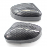 Replace For Ford Focus II III MK2/MK3 Side Wing Mirror Cover Caps Rearview (carbon look) 2009