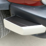 For Toyota FJ Cruiser 2007- carbon fiber sheet Car Front Rear Bumper Side Protector Plate Cover Trim Sticker Car Carbon fiber
