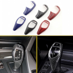 ABS s&uuml;sinikkiust auto k&auml;igukasti k&auml;sipalliplaaster BMW F30 F10 F15 F07 F20 F21 F34 F35 3GT 5GT raami trimmile style 2 black