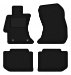 Dywaniki samochodowe welurowe czarne do: Subaru Impreza IV hatchback, sedan (2011-2016)