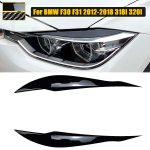 Kulmud BMW 3. seeria F30 sedaanile F31 universaal 2012-2018 esitulede silmalau silmalaugude katte &uuml;lekatte trimmi kleebis auto Gloss Black