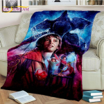 Stranger Things tekk Demodogs Cartoon Flanell tekk &Otilde;udustekk elutuppa Diivanvoodi lastele Kingitus Kodukaunistus 150x200cm