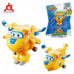 Super Wings Mini Dizzy Transformeeruv Robot Lennukiks 3 Sammuga 2 Tolli Deformatsioon Tegevuskujud 2 Režiimi Muutuv Laste M&auml;nguasi