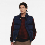 Kangol Down Puffer Vest 6141 Stand Collar Dark Blue SS