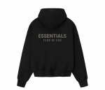 25SS Essentials Unisex Trendikas Metalltihendiga Fliisvoodriga Lukuga Huppari S&uuml;giseks/Talveks S