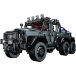 ToylinX 6x6 Maastiku ehitusklotsidest m&auml;nguauto Tehnilised klotsid Veoauto Simulatsioonimudel 1:8. skaala t&auml;iskasvanute ehitusmasinate komplektid