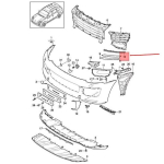 Esipamperi liist Cayenne 2015-2018 jaoks, mudel 958505951509B9. RAMBO