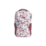 The North Face Jester 22L Suure Mahutavusega Logoga Seljakott V&auml;liskott Taaskasutatud Pol&uuml;ester Kivitr&uuml;kk Valge Pruun Naiste seljakott NF0A3VXG-94P Stone-Printed White/Brown