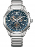 Citizen Kronograafkell titaanist rihmaga, moodne disain, meeste Eco-Drive AT2530-85L, sinine, disain, sinine, sinine