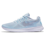Nike Free RN Cushioning Slip Resistant Abrasion Resistant Lightweight Low top Casual Running Shoes Women's Blue White 880840-402 36