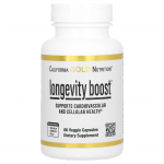 California Gold Nutrition, Longevity Boost, 60 taimekapslit