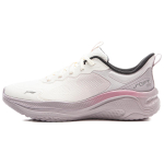Li Ning SOFT GO 2 WMS Cushioning Slip Resistant Abrasion Resistant Support Lightweight Rebound Low top Casual Shoes AGLV064-1 37 white