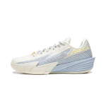 Li Ning Cushioning Slip Resistant Abrasion Resistant Breathable Rebound Grip Low top Basketball Shoes Men's White Blue ABPV013-3 42