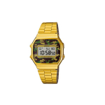 CASIO Meeste VINTAGE Seeria Kuldne Kell A168WEGC-3 A168WEGC-3 Gold