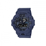 CASIO Meeste vedelkristall/analoog kahekordse n&auml;iduga seeria kell GA-700CA-2APR Blue Regular Watch Box