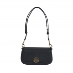 Tory Burch Britten Klapiga Nahast &Otilde;lakott Naiste &otilde;lakott Must Must-Kuldne 138772-001 Basic Set (Bag+Dust Bag)