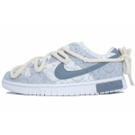 Nike Dunk Low top Skateboard Shoes Women's Blue Gray White DJ9955-100(Team25-) 37.5