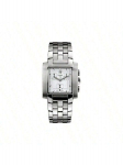 Tissot kvartsmehhanismiga unisex-kell, &Scaron;veitsi toodang, must sihverplaat, roostevabast terasest korpus ja k&auml;ev&otilde;ru. Moodne, lihtne, mitmek&uuml;lgne ruudukujuline k&auml;ekell T60.1.587.33 valge