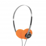Koss x Retrospekt Retro Retro Oranž Reguleeritavad Juhtmega Oranž P/21 K&otilde;rvapealsed K&otilde;rvaklapid, Vaht, Peapael, 3,5 mm Pistik, Must, H&otilde;be. oranž