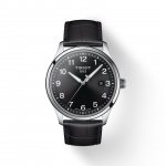 Tissot Nahkrihm must sihver Meeste moekell T116.410.16.057.00 must
