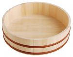 Yamako looduslikust puidust sushiriisi kauss, 33 cm (5 tassi)