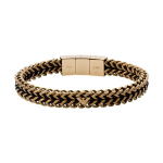 Emporio Armani Vintage Kuldne Moodne Aksessuaar Kotka Logo Punutud Roostevabast Terasest K&auml;ev&otilde;ru Meeste aksessuaarid EGS2817251 Basic Packaging-Box