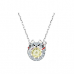 Swarovski Sparkling Dance seeria H&uuml;ppav S&uuml;da Kristallist Kass Ripats Naiste kaelakee 5515438 Box+Shopping Bag