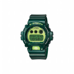 Casio G-SHOCK Crazy Colors Kuu vanus Loodete kalender Multifunktsionaalne &auml;ratuskell P&otilde;rutuskindel 200 meetrit veekindel Kvartsmehhanism Jaapani DW-6900CC-3 roheline